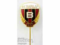 OLD FOOTBALL Badge-Jubilee-25 Years-FC VARDAR MACEDONIA