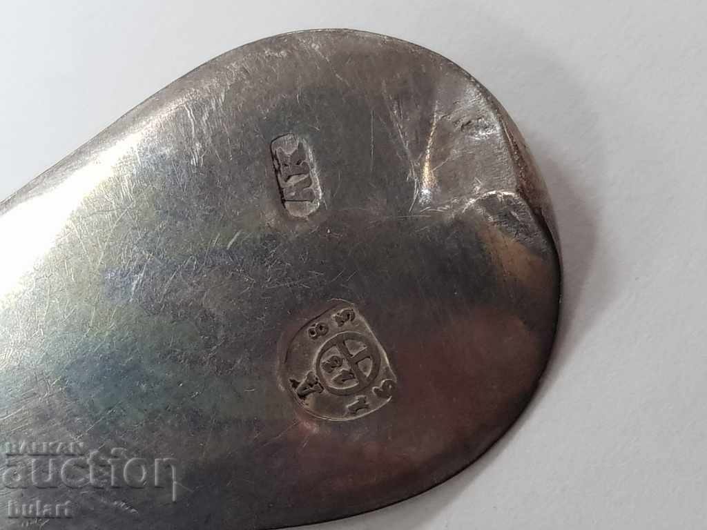 РУСИЯ ЛЪЖИЦА СРЕБРО SPOON SILVER MARKED AK 1863 г - 6 РУСИЯ ЛЪЖИЦА СРЕБРО SPOON SILVER MARKED AK 1863 г - 6