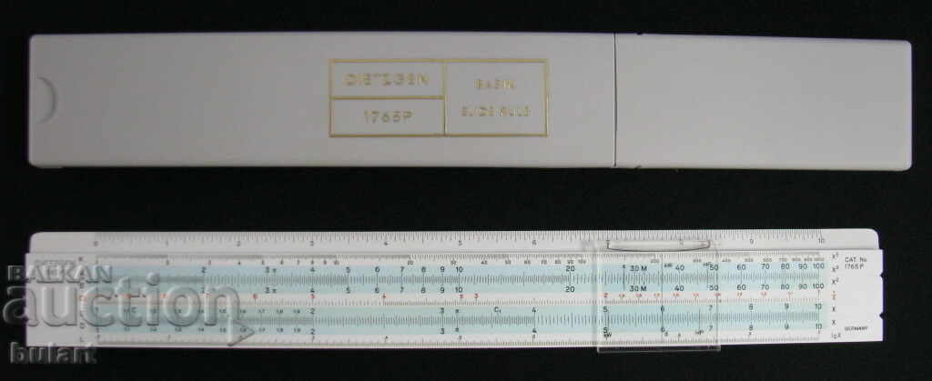 GERMANY LOGARITHMIC LINE DIETZGEN 1765-P GERMANY RULE with price 70.00 BGN | € 35.79 GERMANY LOGARITHMIC LINE DIETZGEN 1765-P GERMANY RULE with price 70.00 BGN | € 35.79