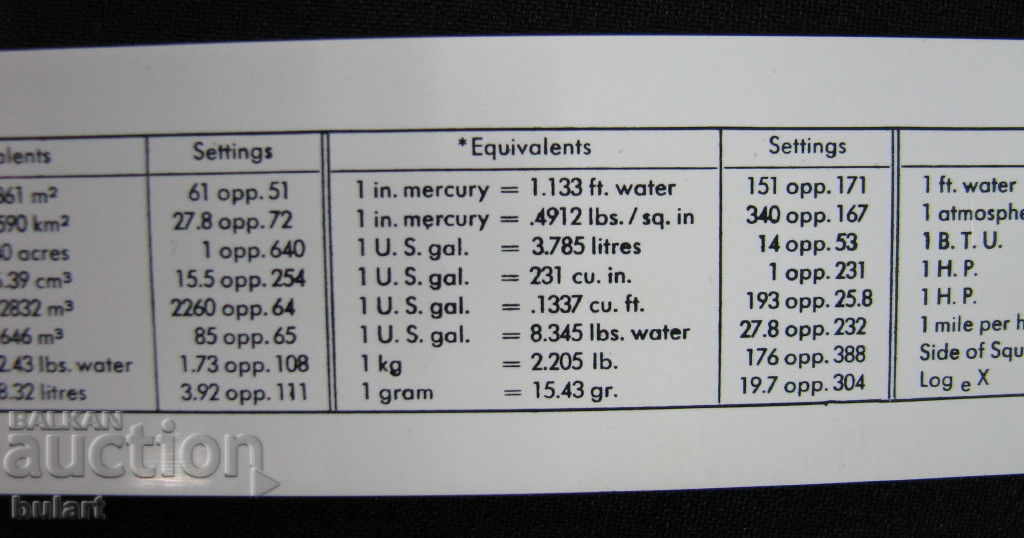 GERMANY LOGARITHMIC LINE DIETZGEN 1765-P GERMANY RULE - 6 GERMANY LOGARITHMIC LINE DIETZGEN 1765-P GERMANY RULE - 6