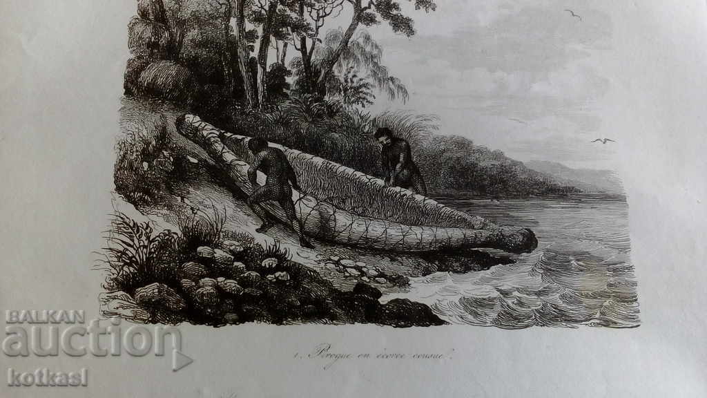 Auction  Old engraving lithograph graphic