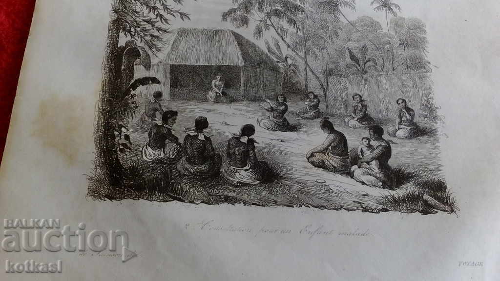 Old engraving lithograph graphic - 5 Old engraving lithograph graphic - 5