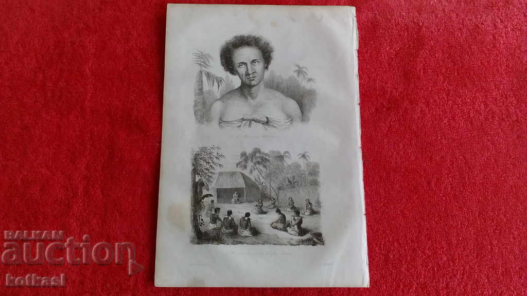 Old engraving lithograph graphic Old engraving lithograph graphic