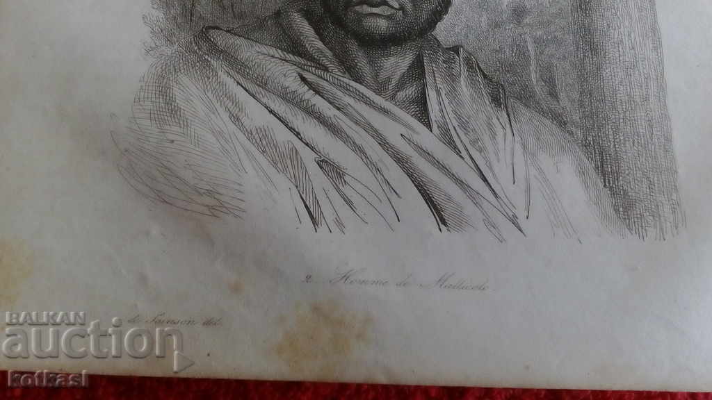 Old engraving lithograph graphic - 5 Old engraving lithograph graphic - 5