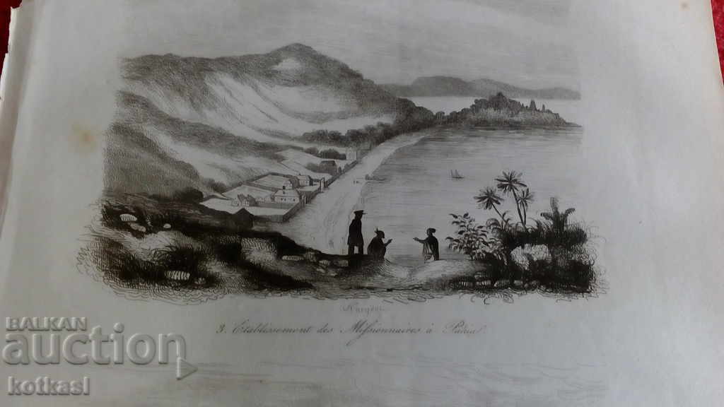 Auction Old engraving lithograph graphic Auction Old engraving lithograph graphic