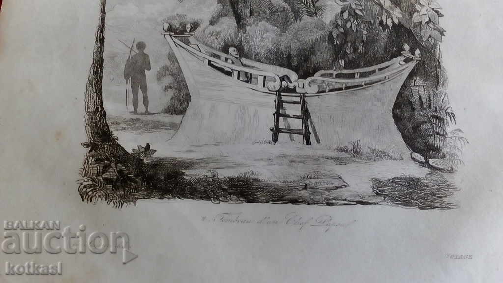 Old engraving lithograph graphic - 5 Old engraving lithograph graphic - 5