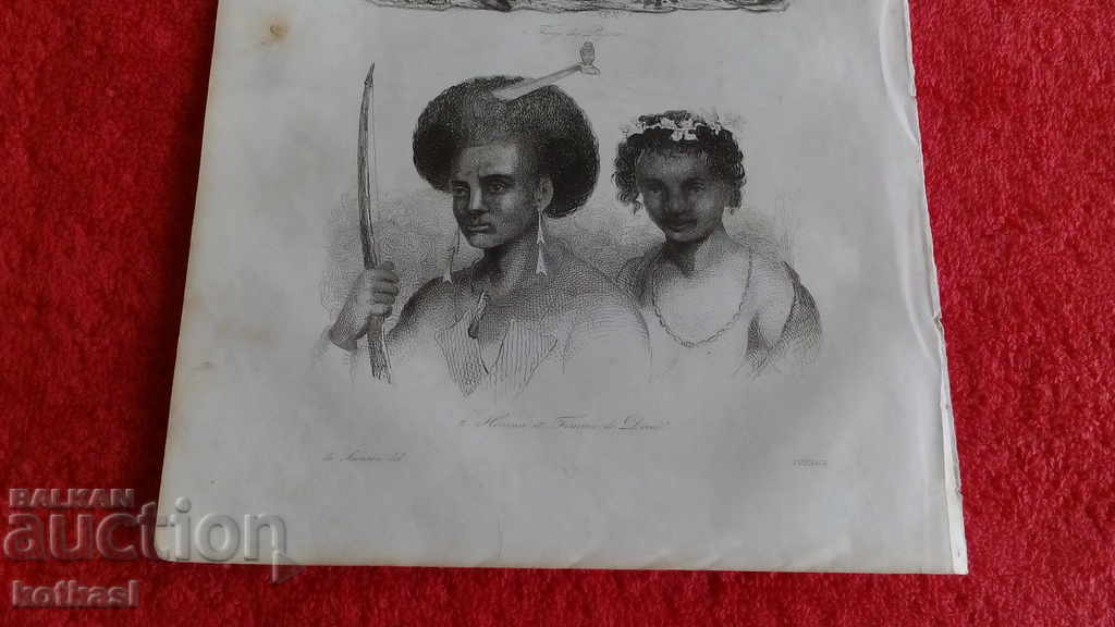 Delivery of Old engraving lithograph graphic Delivery of Old engraving lithograph graphic