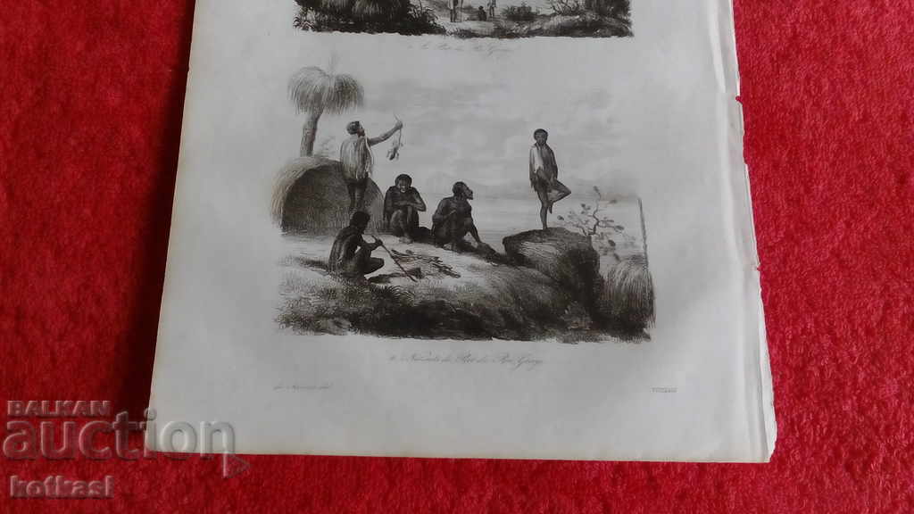 Delivery of Old engraving lithograph graphic Delivery of Old engraving lithograph graphic