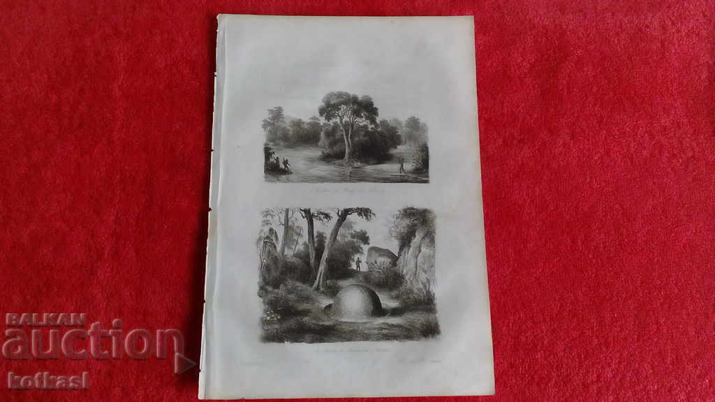 Old engraving lithograph graphic Old engraving lithograph graphic