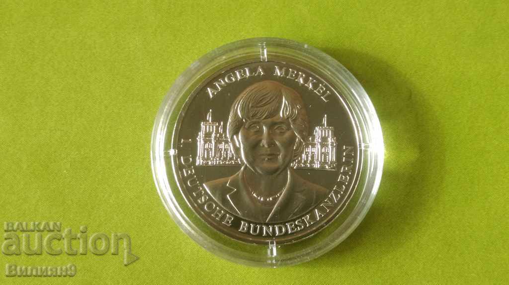 German Medal '' Angela Merkel - Chancellor of Germany ''