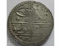 стара голяма сребърна османска монета