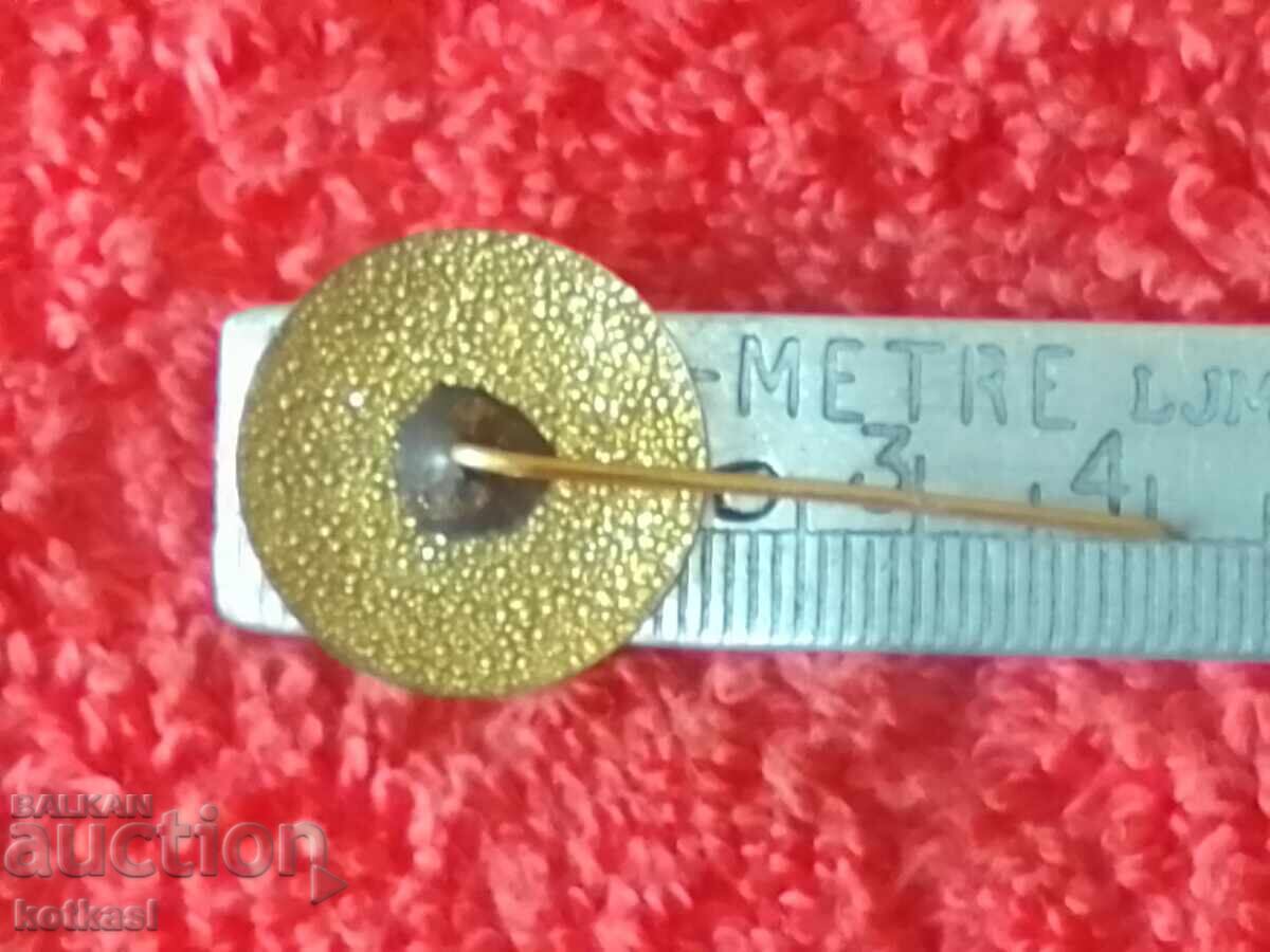Old badge bronze pin enamel 100 g LENIN VARNES DISTRICT with price 35.50 BGN | € 18.15