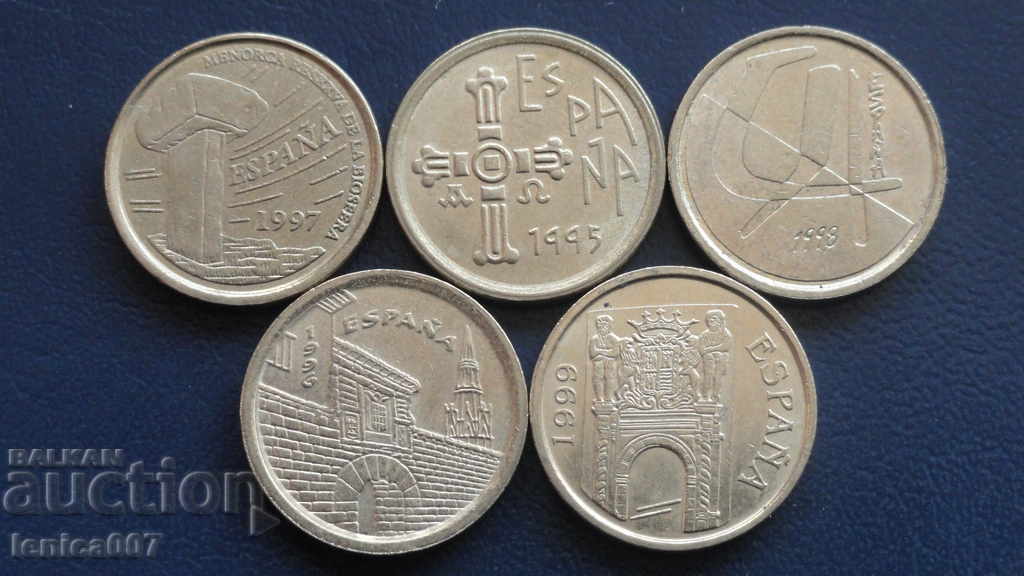 Spain - 5 pesetas (5 pieces) - 6 Spain - 5 pesetas (5 pieces) - 6
