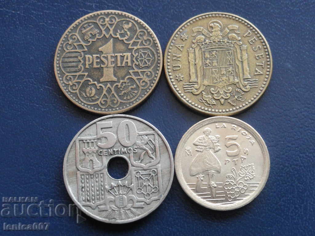Auction Spain - Coins (4 pieces) Auction Spain - Coins (4 pieces)