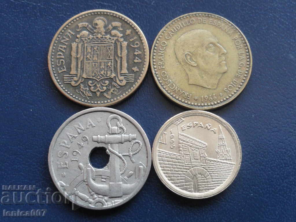 Spain - Coins (4 pieces) - 6 Spain - Coins (4 pieces) - 6