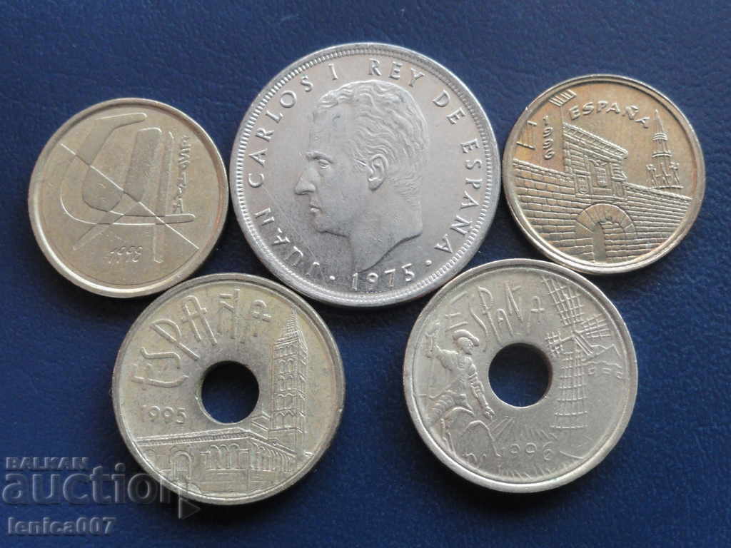 Spania - Monede (5 bucăți) - 5