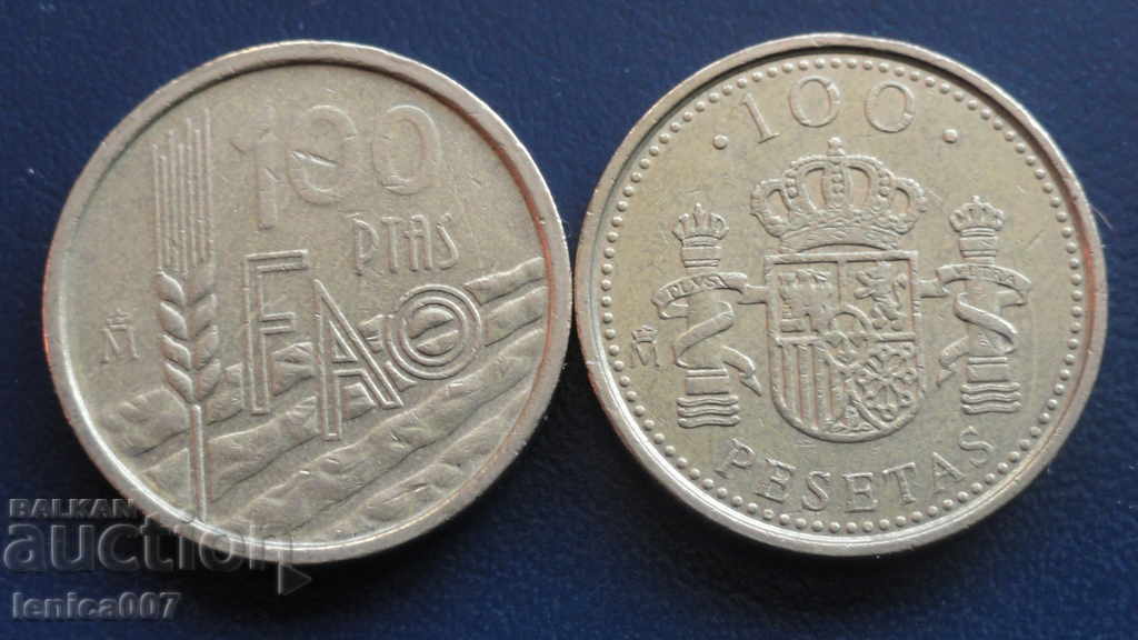 Auction  Spain 1995-1998 - 100 pesetas (2 pieces)