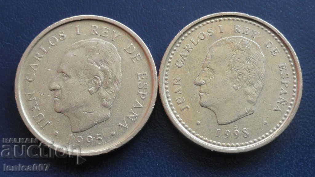 Delivery of Spain 1995-1998 - 100 pesetas (2 pieces)