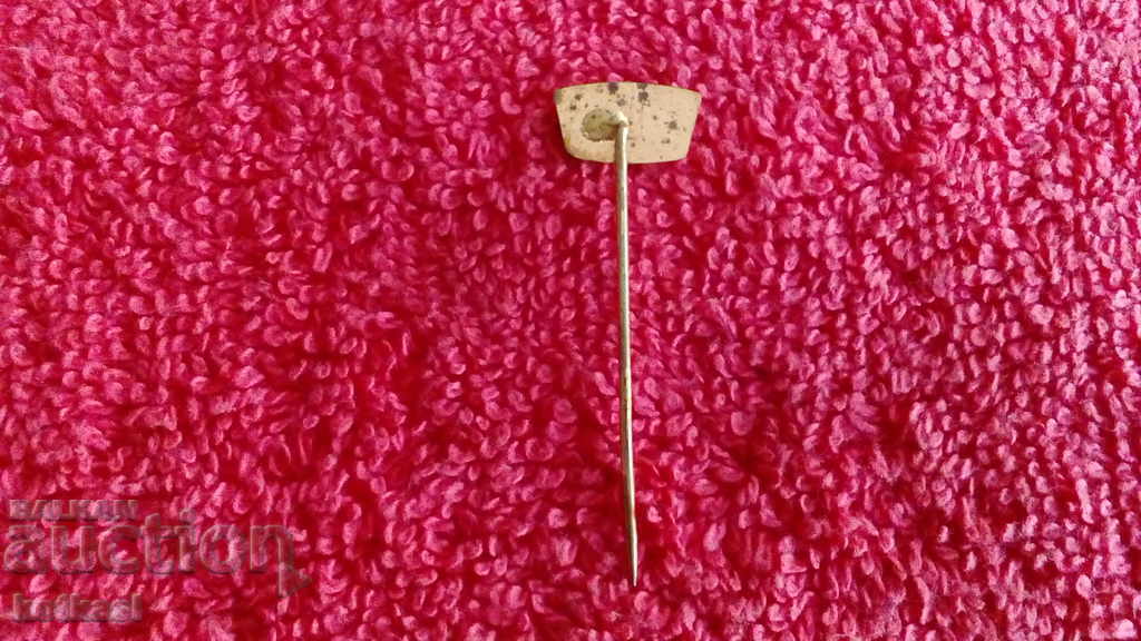 Delivery of Old badge bronze pin OSP melnik