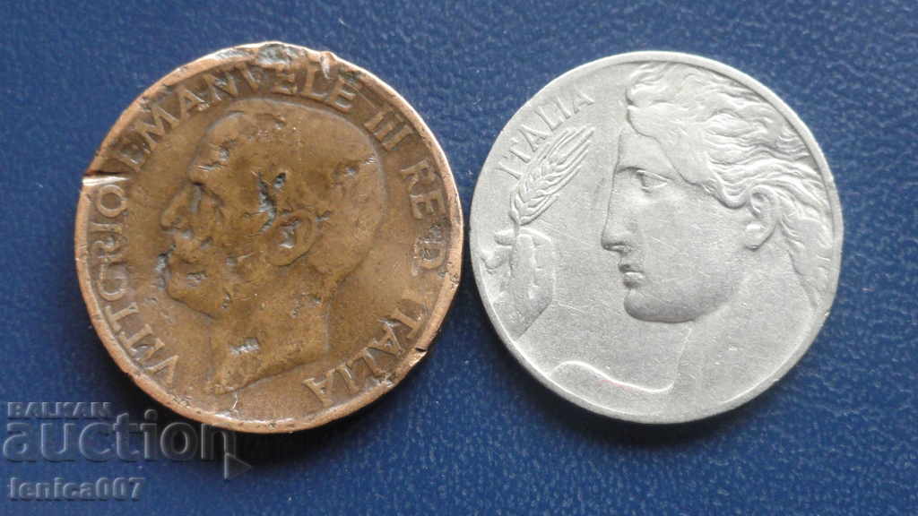 Italy 1914-1926 - 10 and 20 centesimi with price 3.80 BGN | € 1.94 Italy 1914-1926 - 10 and 20 centesimi with price 3.80 BGN | € 1.94