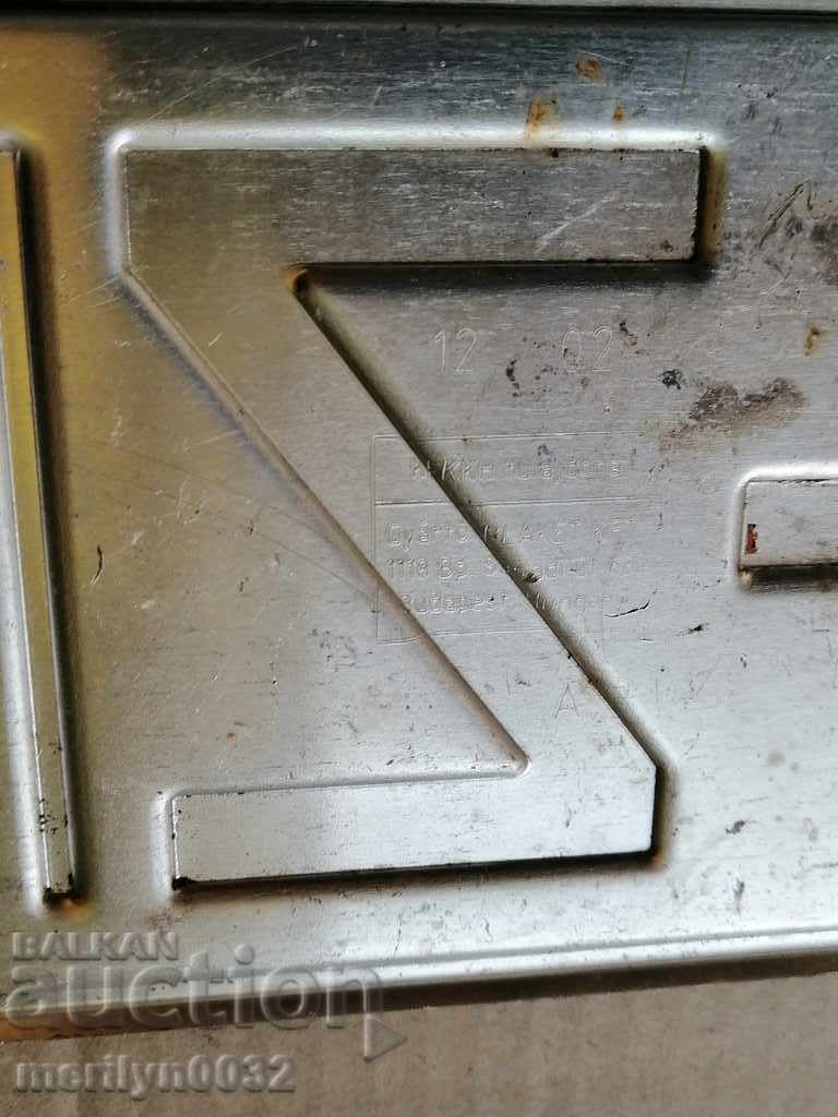 Pair of license plate registration plates - 6 Pair of license plate registration plates - 6