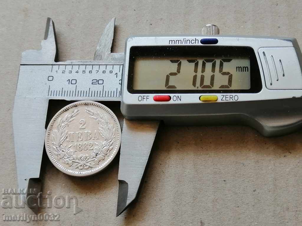 Auction Silver coin 2 BGN Principality of Bulgaria Silver Auction Silver coin 2 BGN Principality of Bulgaria Silver