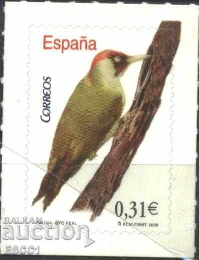 Чиста марка Птица Кълвач 2008  от Испания