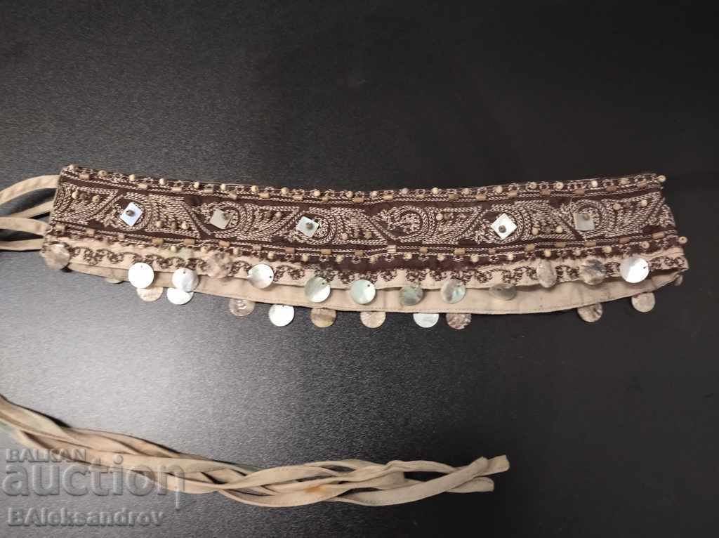 Old embroidered belt with mother-of-pearl with price 45.00 BGN | € 23.01 Old embroidered belt with mother-of-pearl with price 45.00 BGN | € 23.01