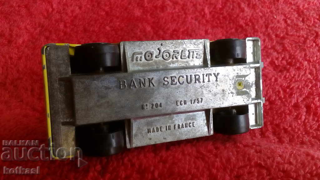 Old Metal Car France Bank SECURITY 1/57 Majorette - 6 Old Metal Car France Bank SECURITY 1/57 Majorette - 6
