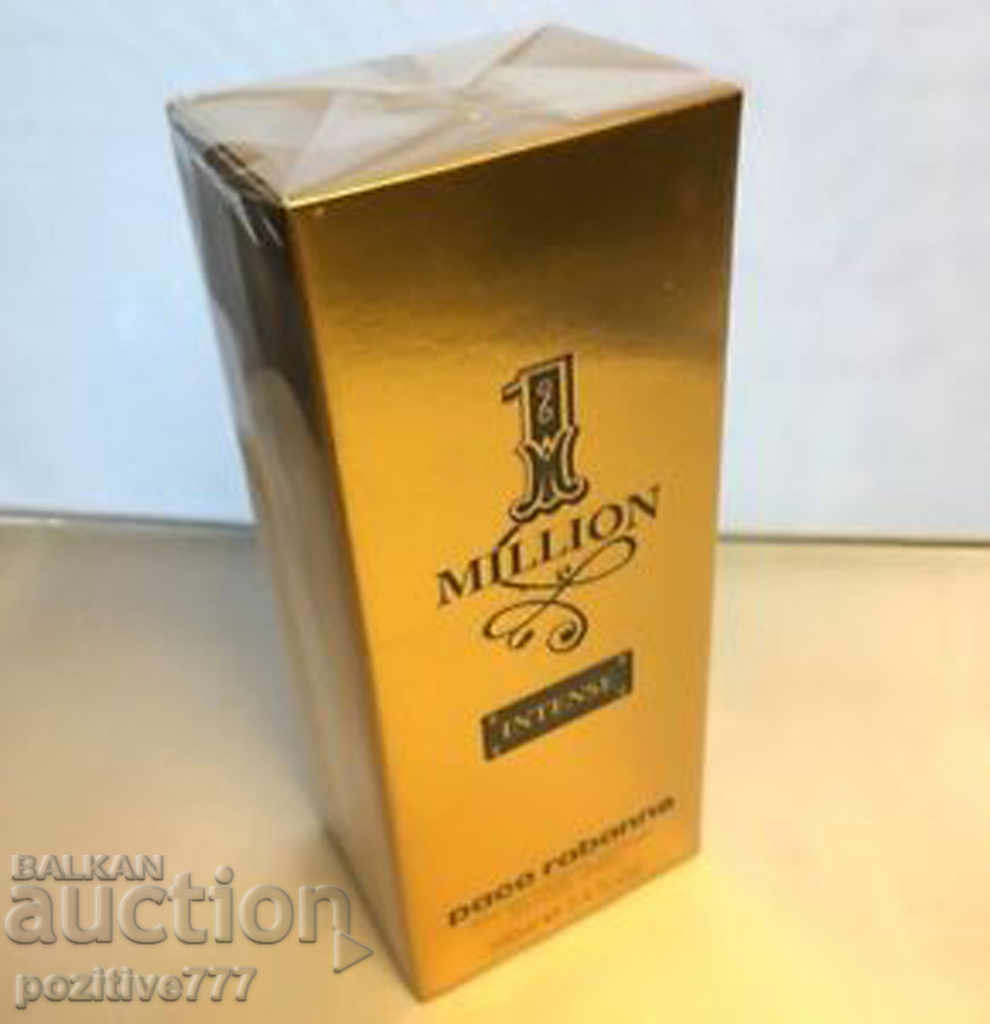 Auction Paco Rabanne 1 ONE MILLION Intense EDT MEN 100ml 3.4oz Auction Paco Rabanne 1 ONE MILLION Intense EDT MEN 100ml 3.4oz