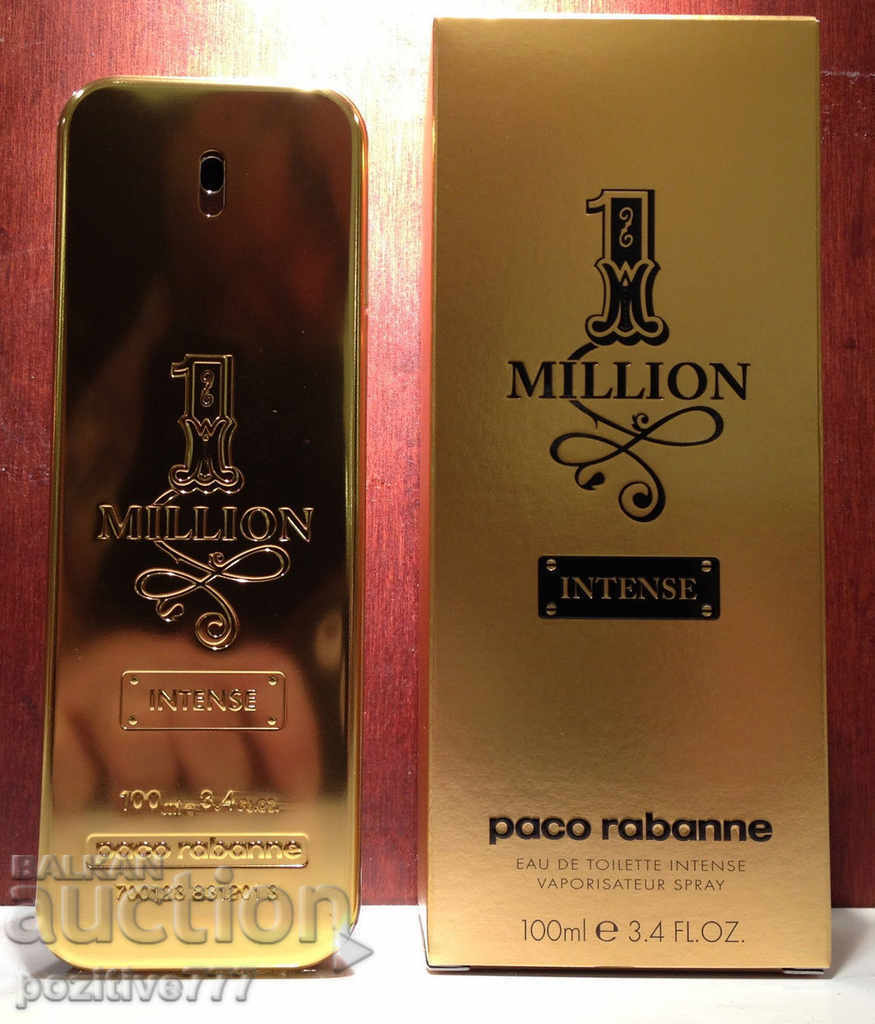 Paco Rabanne 1 ONE MILLION Intense EDT MEN 100ml 3.4oz - 6 Paco Rabanne 1 ONE MILLION Intense EDT MEN 100ml 3.4oz - 6