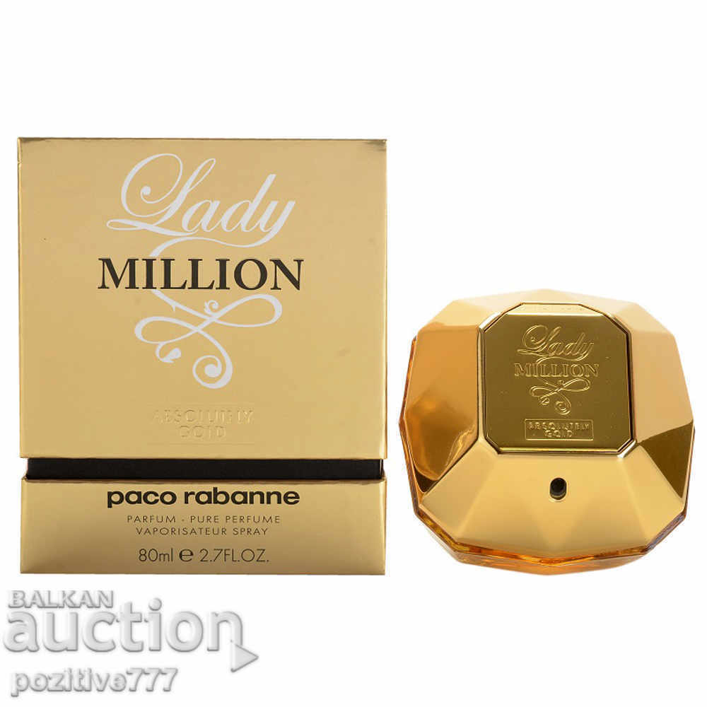 Auction PACO RABANNE LADY MILLION EDP Women NATURAL Spray 80ml Auction PACO RABANNE LADY MILLION EDP Women NATURAL Spray 80ml