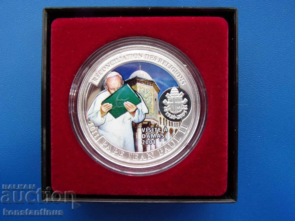 Licitație Niger 100 Franci 2001 UNC PROOF Argint Rare