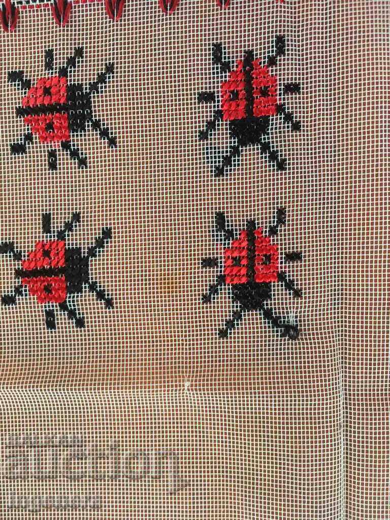 SQUARE HAND SEWED TULLE-70 X 70 CM - 5 SQUARE HAND SEWED TULLE-70 X 70 CM - 5