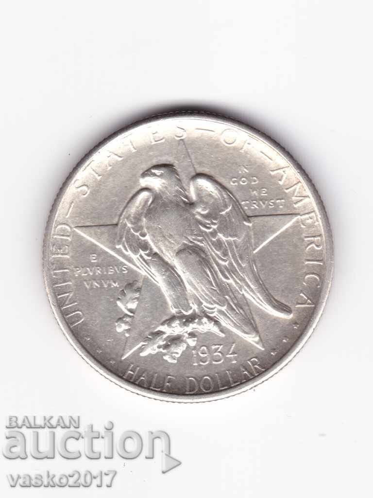 1/2 Dollar -Америка 1934  61 463 бр.