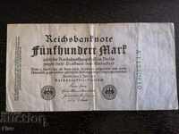Reich Banknote - Γερμανία - 500 γραμματόσημα 1922