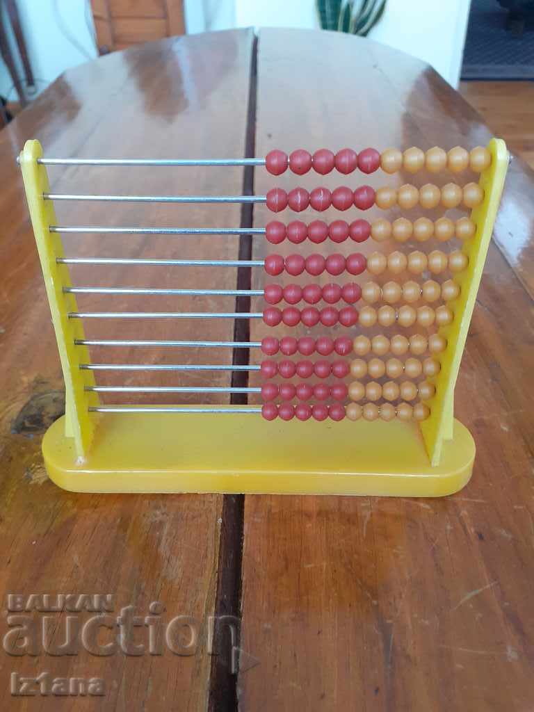 An old children's abacus An old children's abacus