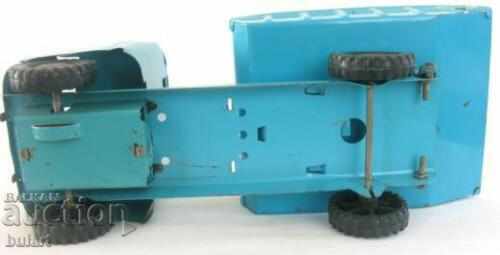 OLD TRUCK TIN TOY MECHANICAL TOY 1950 - 6 OLD TRUCK TIN TOY MECHANICAL TOY 1950 - 6