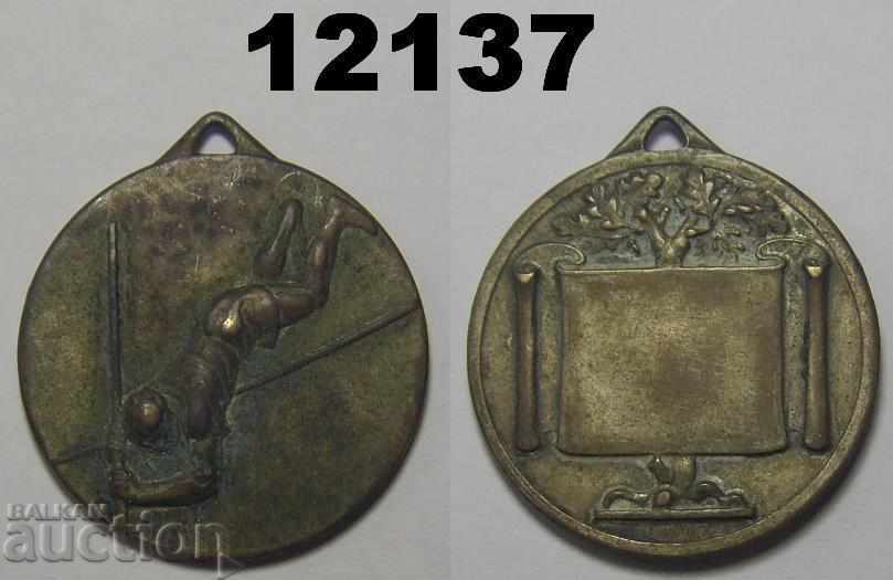 Old Rare Medal Sheep jump Non-engraved