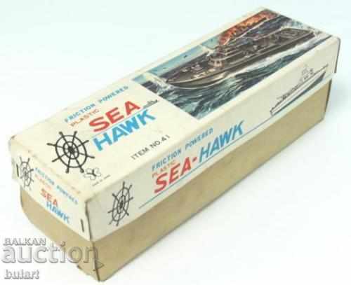 OLD SHIPS MECHANICAL TOY YONEZAVA SEA HAWK SHIP TOY with price 550.00 BGN | € 281.21 OLD SHIPS MECHANICAL TOY YONEZAVA SEA HAWK SHIP TOY with price 550.00 BGN | € 281.21