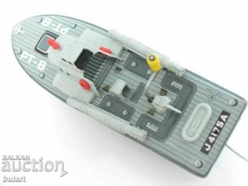 Auction OLD SHIPS MECHANICAL TOY YONEZAVA SEA HAWK SHIP TOY Auction OLD SHIPS MECHANICAL TOY YONEZAVA SEA HAWK SHIP TOY