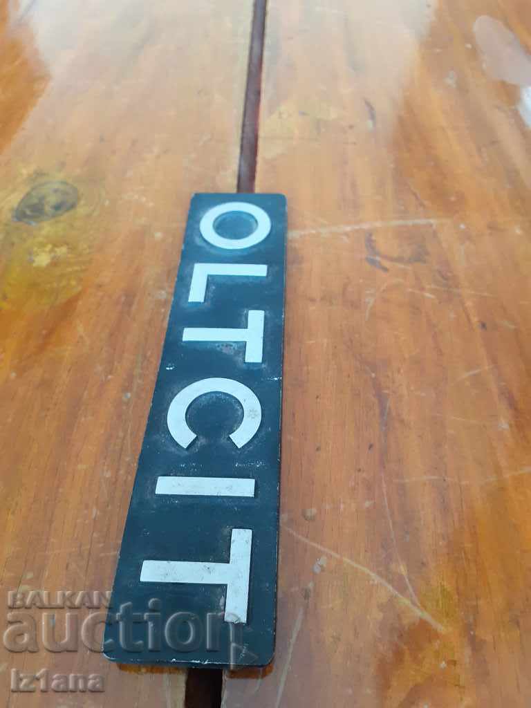 Auction Old OLTCIT emblem Auction Old OLTCIT emblem