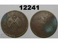 China Hunan 20 cash 1919 coin Republic
