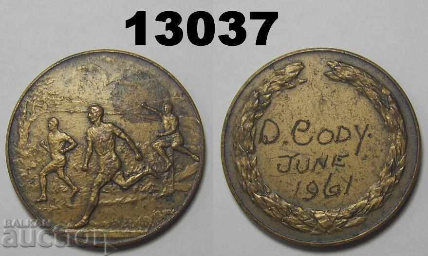 Παλαιό χάλκινο μετάλλιο Ιούνιος 1961