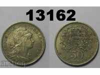 Portugalia 50 centavos 1928 AU monedă excelentă