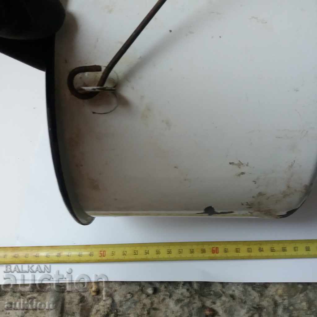 Auction SOC ENAMELED BOILER, LABEL WITH LABELING Auction SOC ENAMELED BOILER, LABEL WITH LABELING