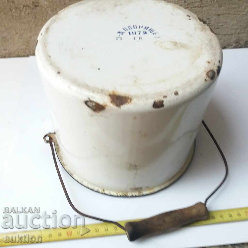 SOC ENAMELED BOILER, LABEL WITH LABELING - 7 SOC ENAMELED BOILER, LABEL WITH LABELING - 7