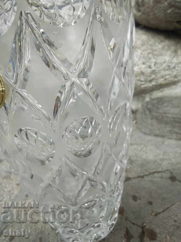 Crystal vase with price 40.00 BGN | € 20.45