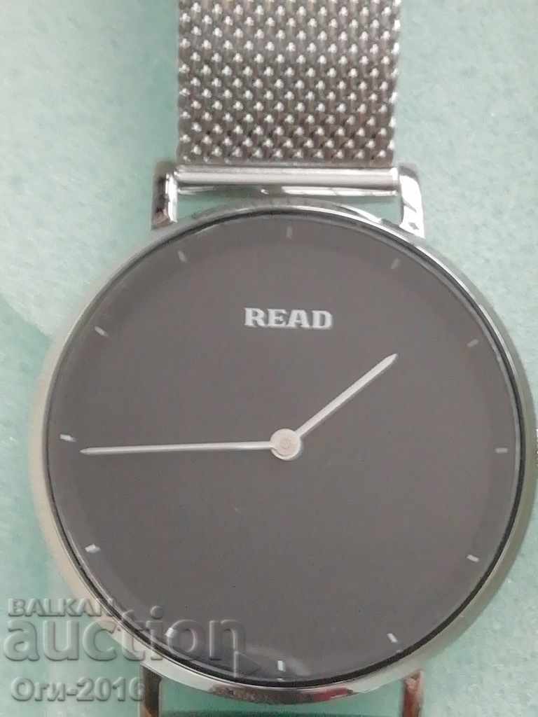 . Stylish READ watch with price 30.00 BGN | € 15.34 . Stylish READ watch with price 30.00 BGN | € 15.34