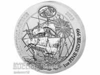 1 oz Silver Ship Victoria Rwanda - 2019